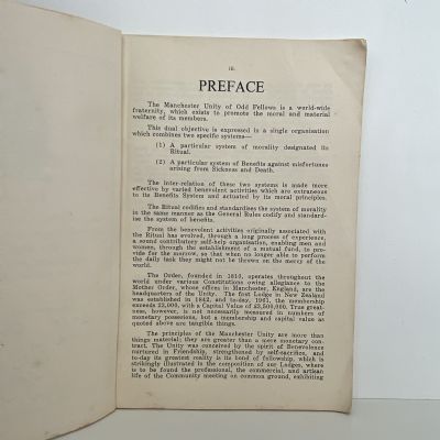RULES of The Manchester Unity Independent Order of Odd Fellows Society