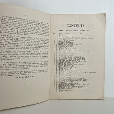 RULES of The Manchester Unity Independent Order of Odd Fellows Society
