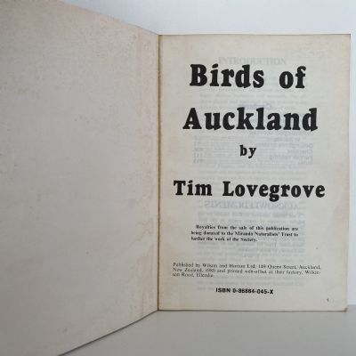 BIRDS OF AUCKLAND