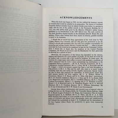 AD AUGUSTA: Centennial History of Auckland Grammar School 1869-1969