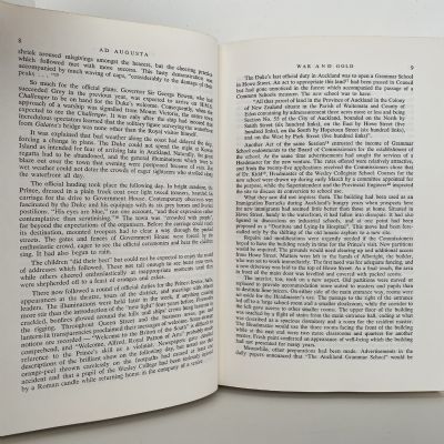 AD AUGUSTA: Centennial History of Auckland Grammar School 1869-1969