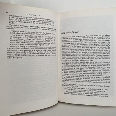 AD AUGUSTA: Centennial History of Auckland Grammar School 1869-1969