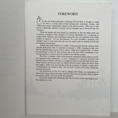 The Prehistory of THE FAR SIDE: A 10th Anniversary Exhibit