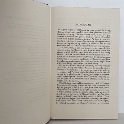 MANZONI AND HIS TIMES: A Biography
