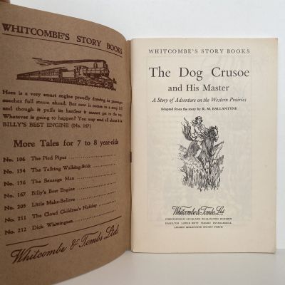THE DOG CRUSOE AND HIS MASTER: Whitcombe's Story Books