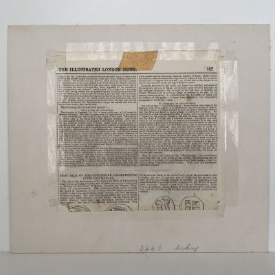 OLD DRAWING IN FRAME: The New Zealanders / New Zealand Dinner