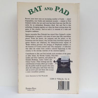 BAT AND PAD: An Anthology of Writings on New Zealand Cricket