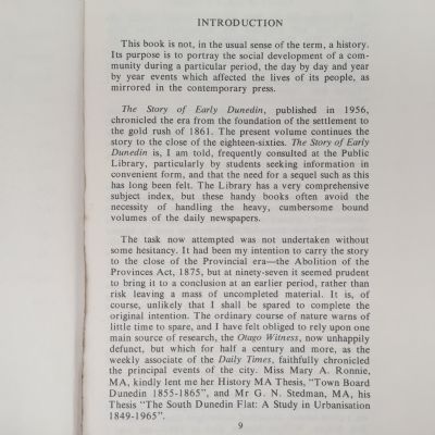 ANNALS OF EARLY DUNEDIN