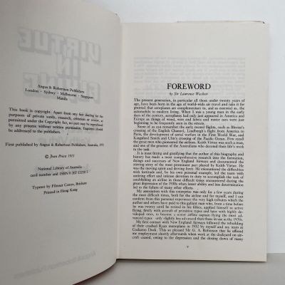 VIRTUE IN FLYING: A Biography Of Pioneer Aviator Keith Virtue