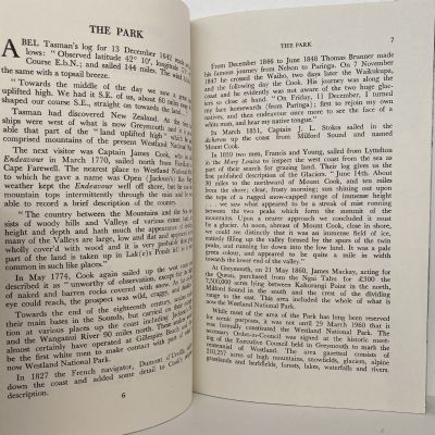 WESTLAND NATIONAL PARK: Handbook