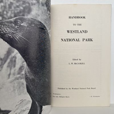 WESTLAND NATIONAL PARK: Handbook