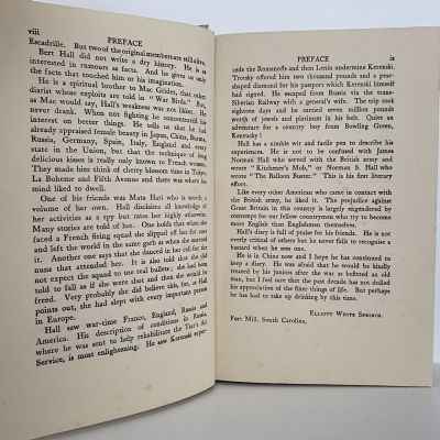 ONE MAN'S WAR: The Story of the Lafayette Escadrille