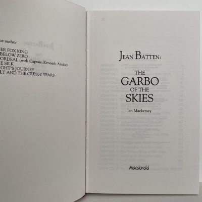 JEAN BATTEN: The Garbo of the Skies