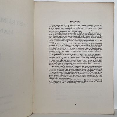 INSTRUMENT FLYING HANDBOOK