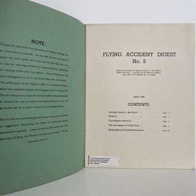 FLYING ACCIDENT DIGEST Number 5