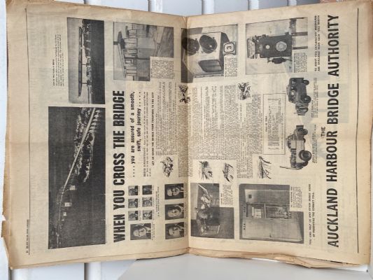 OLD NEWSPAPER: The NZ Herald 1959 - The Harbour Bridged