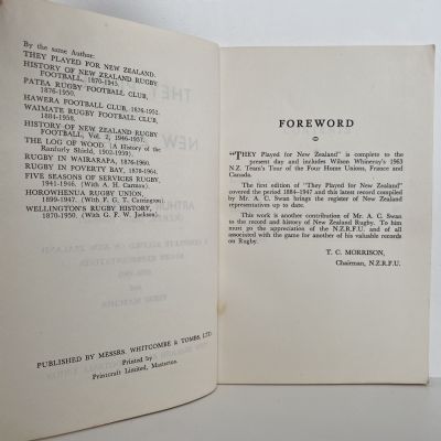 They Played For New Zealand