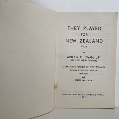 They Played For New Zealand