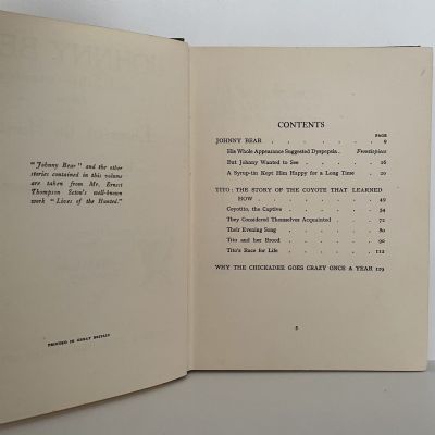 3 Book Collection of Stories by Ernest T. Setton