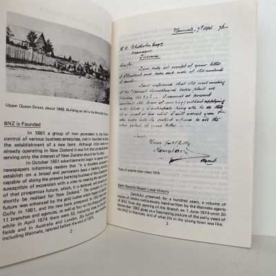 BANK OF NEW ZEALAND: 100 years in Waimate 1874-1974