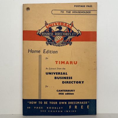 UNIVERSAL BUSINESS DIRECTORY: Timaru 1956