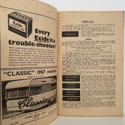 Automobile Association SOUTH ISLAND HANDBOOK 1967