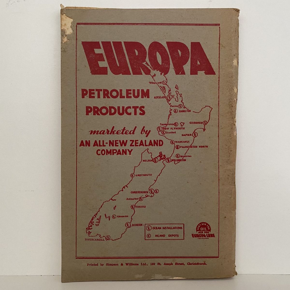 Automobile Association Handbook: SOUTH ISLAND 1950