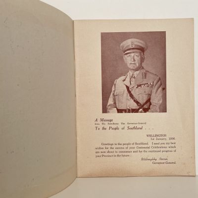 SOUTHERN CENTENNIAL 1856-1956: Official Souvenir Programme