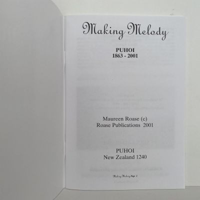 Making Melody PUHOI 1863 - 2001