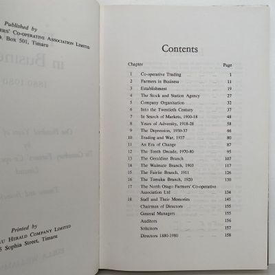 FARMERS IN BUSINESS 1880-1980