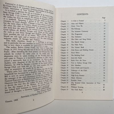A History of the South Canterbury Savage Club 1911-1968