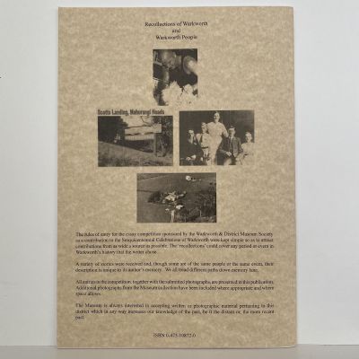 Recollections of Warkworth and Warkworth People