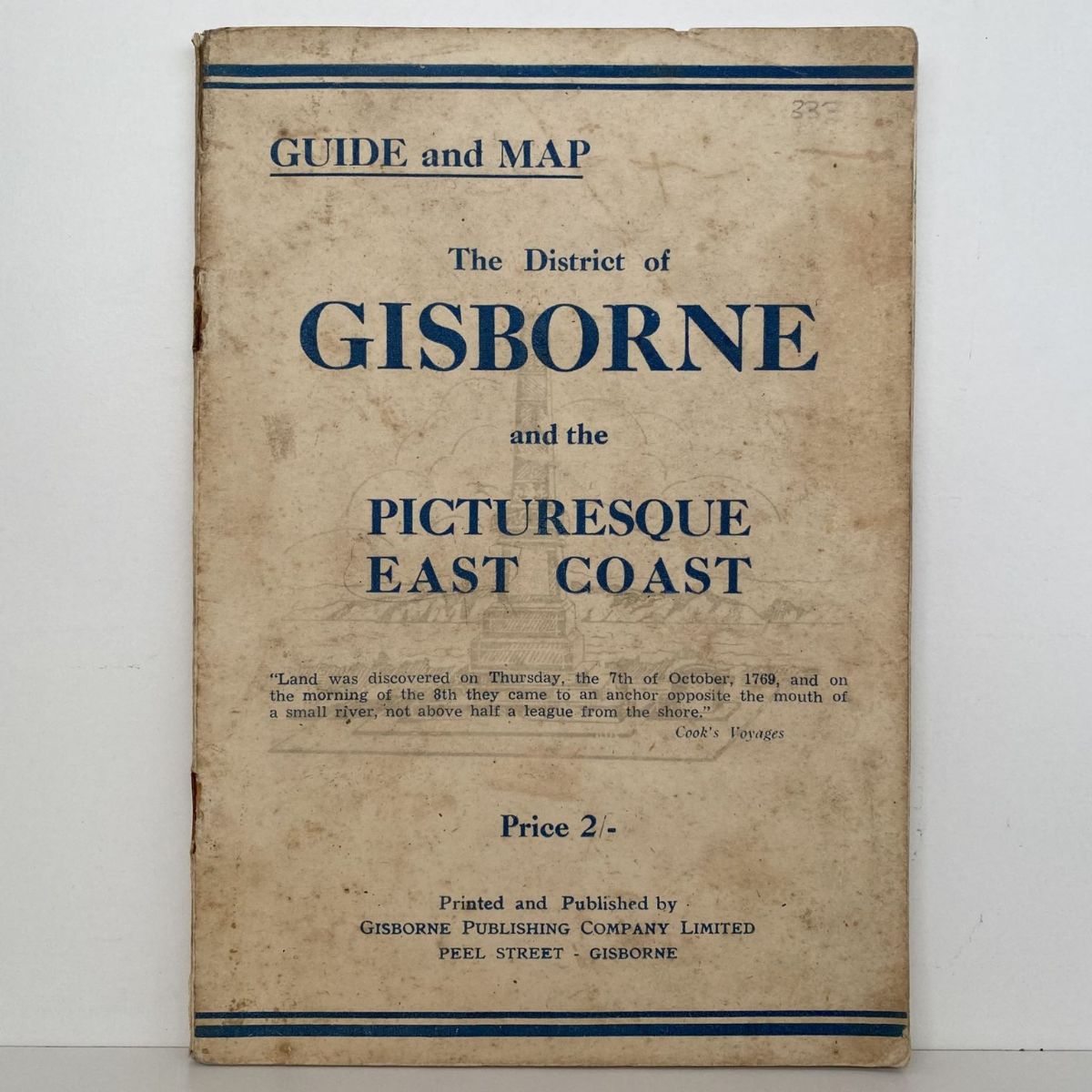 The District of GISBORNE: Guide and Map to the Picturesque EAST COAST