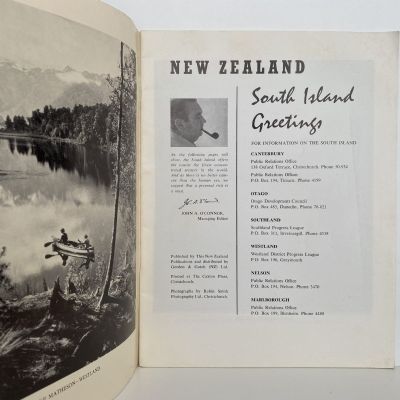 NEW ZEALAND: South Island Greetings