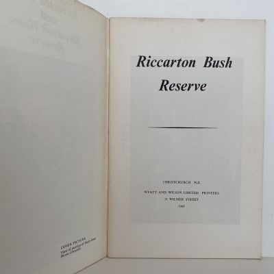 RICCARTON BUSH and RICCARTON HOUSE RESERVE