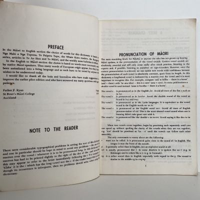 A DICTIONARY OF MODERN MAORI