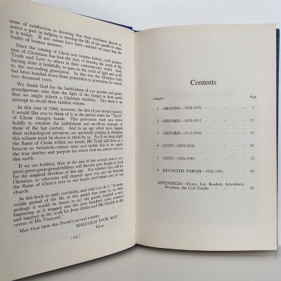 The Anglican Church in Oxford and Cust 1865-1965