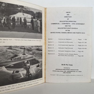 DIRECTORY OF HELICOPTER OPERATORS in the USA, Canada, Mexico, Puerto Rico 1982