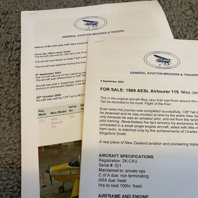 FLIGHT OF THE KIWI: Around the world solo in a tiny single engine plane