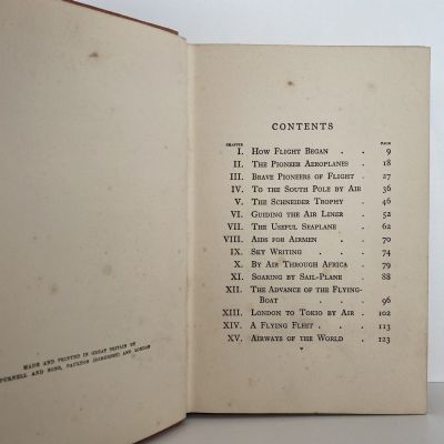 THE SPLENDID BOOK OF AEROPLANES