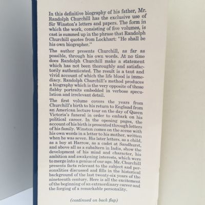  Winston S. Churchill Volume I Youth 1874-1900