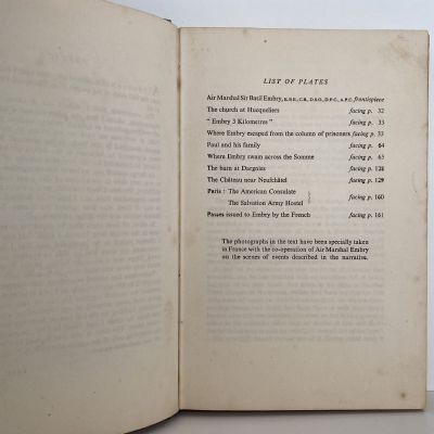 WINGLESS VICTORY: The story of Sir Basil Embry's escape from occupied France