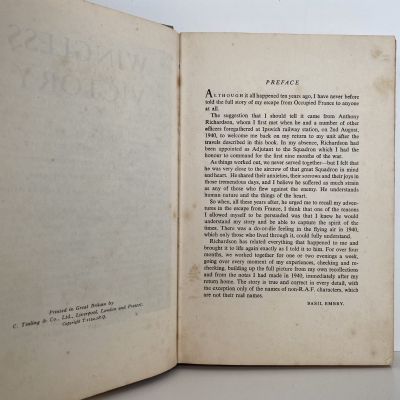 WINGLESS VICTORY: The story of Sir Basil Embry's escape from occupied France