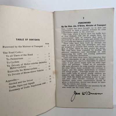 THE ROAD CODE: 1936, 1946 and 1982