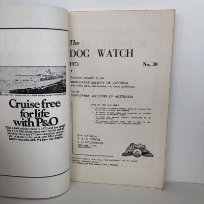 THE DOG WATCH: Shiplover's Society of Victoria Australia No. 30