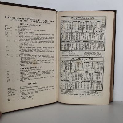 FOREIGN TOURING GUIDE 1936-37: The Automobile Association