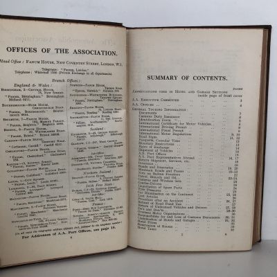 FOREIGN TOURING GUIDE 1936-37: The Automobile Association