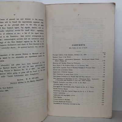 NEW ZEALAND NAUTICAL ALMANAC and TIDE TABLES 1951