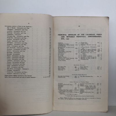 NEW ZEALAND NAUTICAL ALMANAC and TIDE TABLES 1951