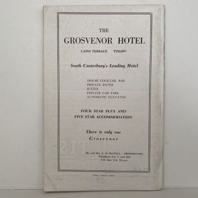 TIMARU and South Canterbury - Guide Book